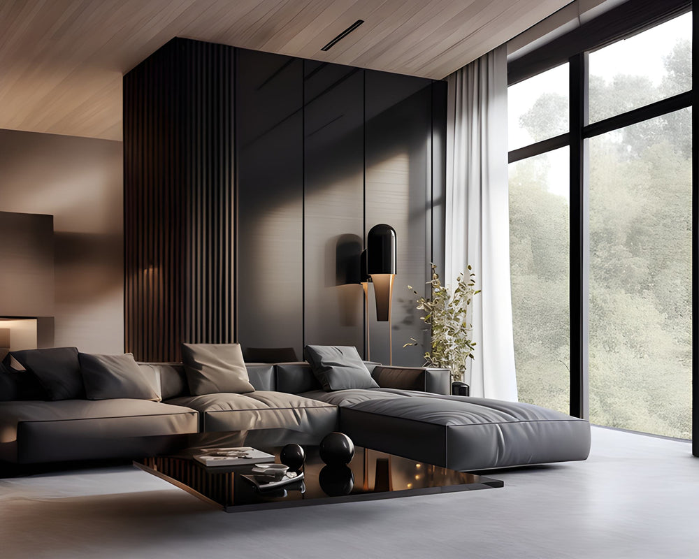 Photo of Brushed Aluminum Black in use