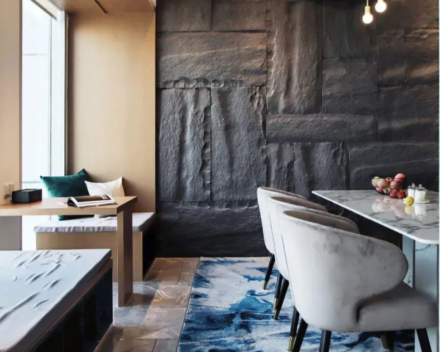 Photo of Stone Panels Black in use