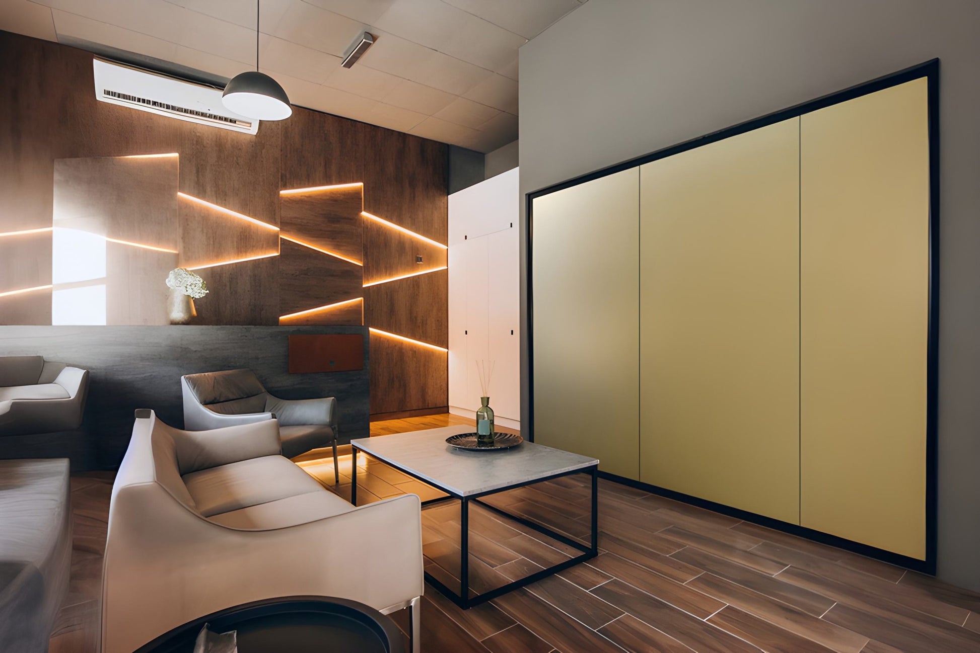 Photo of Brushed Aluminum Gold in use